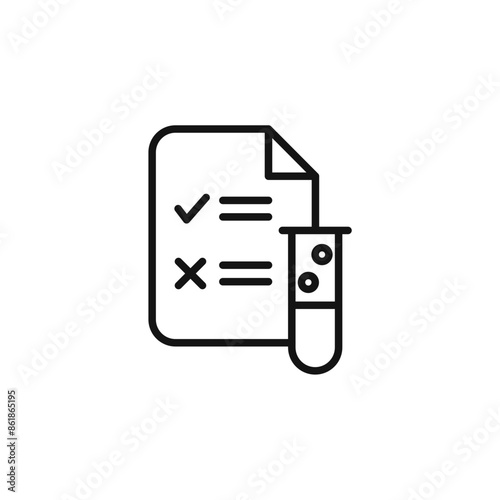 Academic Test Icon Perfect for Exam Prep Tools