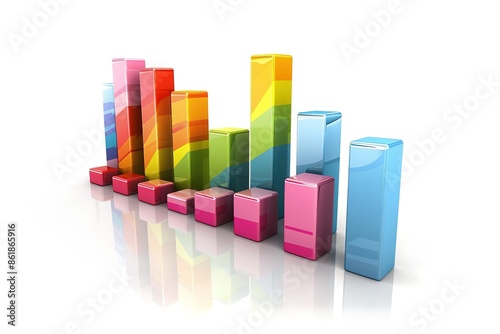 Business graph photo