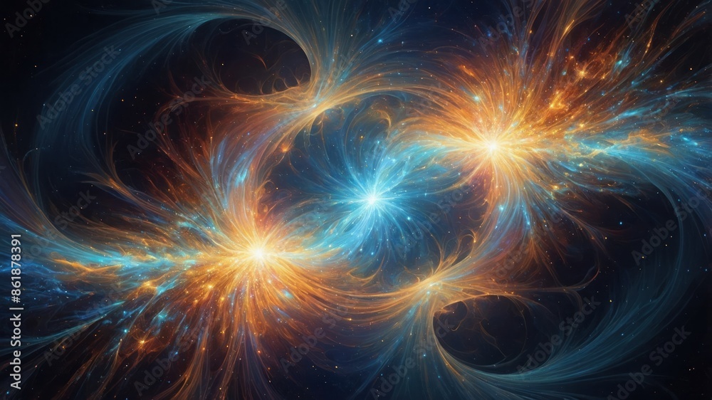 Beauty of variety spiral, lights lined with navy shade Beauty of variety spiral, lights lined with navy shade