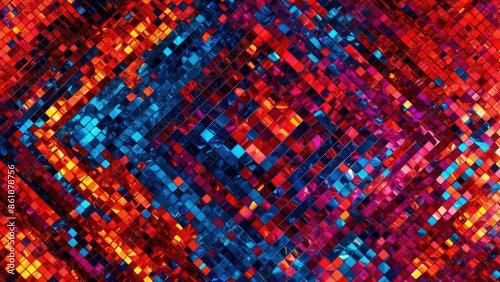 Beauty of red in shiny disco wallpaper Beauty of red in shiny disco wallpaper