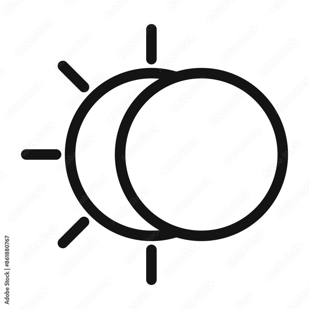 Lunar Eclipse Icon Perfect for Astronomy Fans Lunar Eclipse Icon Perfect for Astronomy Fans