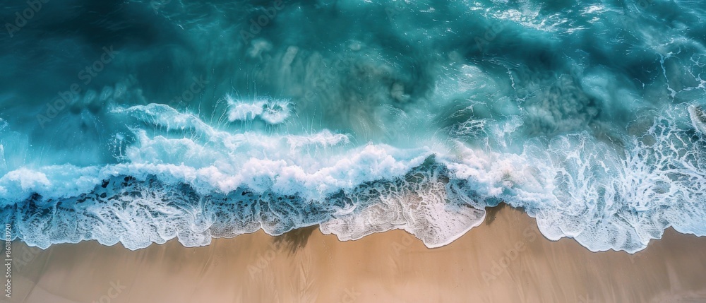 photo of the beach. sand and water, top view. photo of the beach. sand and water, top view.