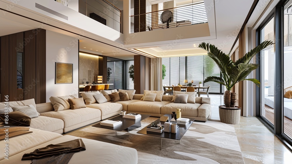 Fototapeta premium modern living room