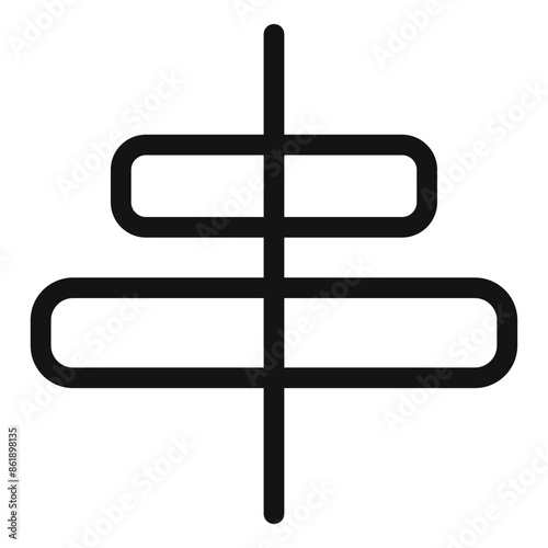 Align Center Icon for Text Formatting Tools