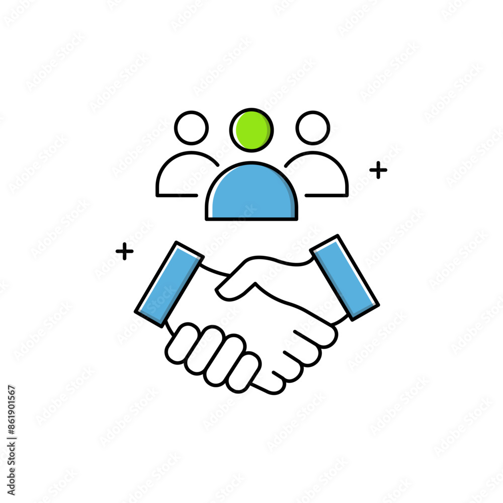Customer Engagement Vector Icon Design