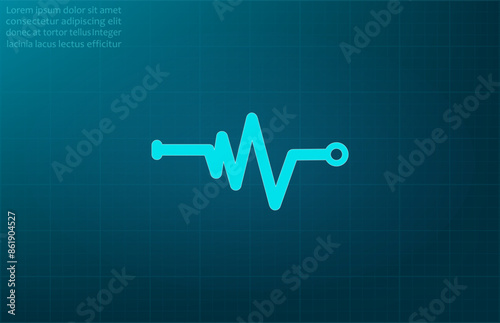 Vector illustration, blue background.