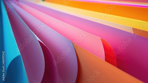 Continuous Paper Carbonless with Color Bar photo