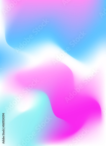 Abstract Pastel Gradient Background. Soft hues of pink, blue, and white blend seamlessly to create a calming and dreamy effect. Perfect for backgrounds in web design, apps, posters, presentations, and