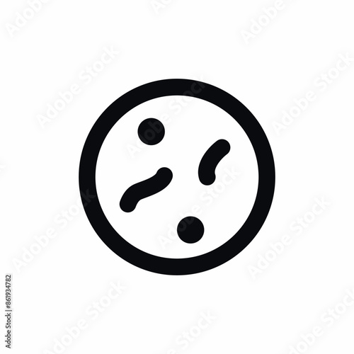 bacteria microorganism infection biology icon 