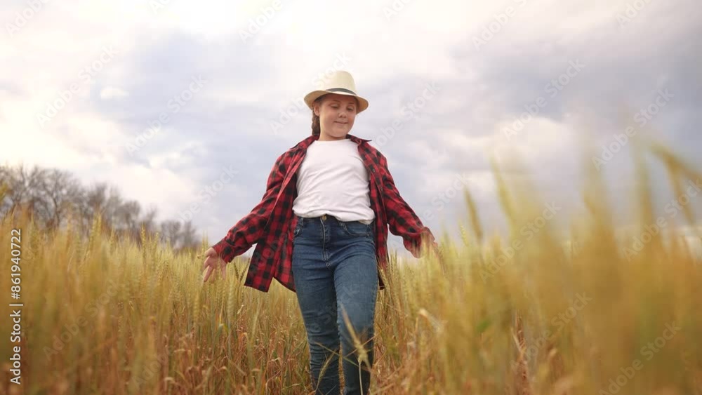 A daughter farmer walking through a field of wheat. Mom meadow carefree concept. A girl child farmer walking on a field of wheat. A girl daughter walking in a field of lifestyle wheat. A daughter farmer walking through a field of wheat. Mom meadow carefree concept. A girl child farmer walking on a field of wheat. A girl daughter walking in a field of lifestyle wheat.