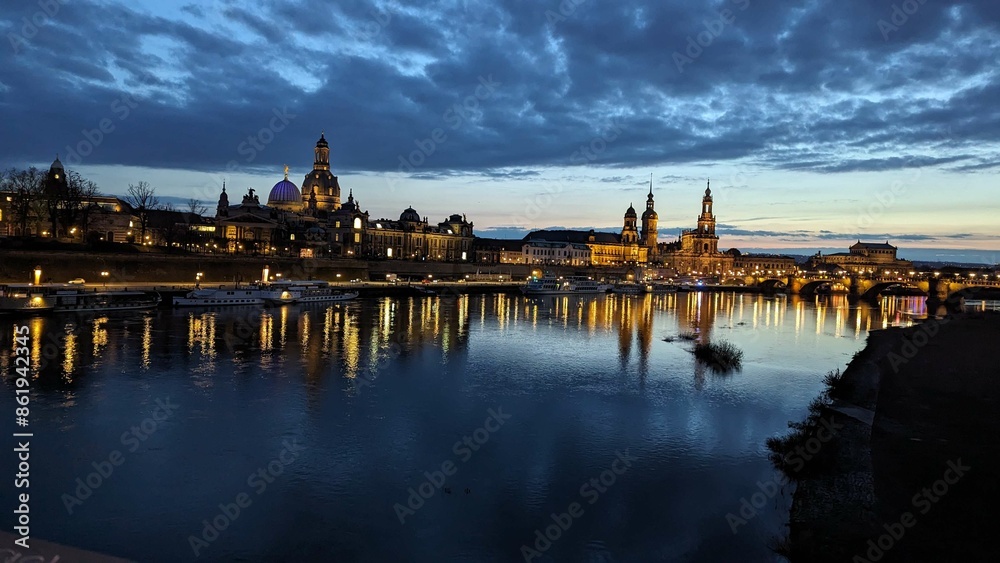 Fototapeta premium Dresden Ufer