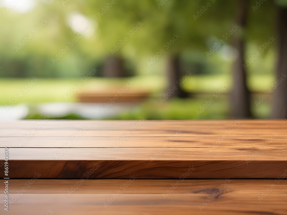 Empty of wooden desk space platform. stone podium blur background. Empty of wooden desk space platform. stone podium blur background.