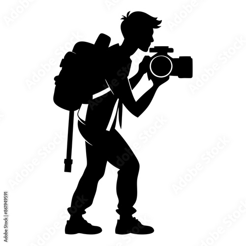 photographer with camera