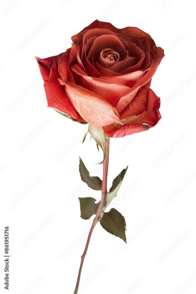 Single rusty red rose on white background. Single rusty red rose isolated on a white background. Perfect for Valentines Day or other romantic occasions. Single rusty red rose on white background. Single rusty red rose isolated on a white background. Perfect for Valentines Day or other romantic occasions.