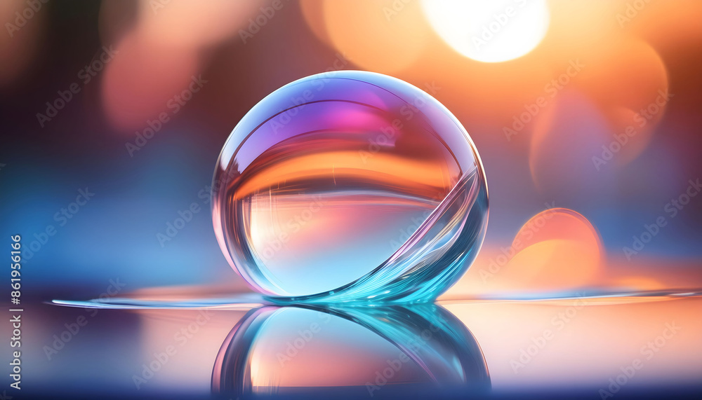 Light blue abstract transparent object that blends seamlessly into its background Light blue abstract transparent object that blends seamlessly into its background