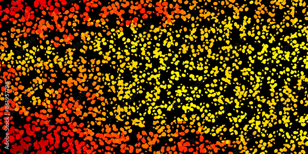 Dark yellow vector background with random forms. Dark yellow vector background with random forms.