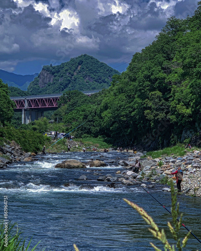 river in the mountains