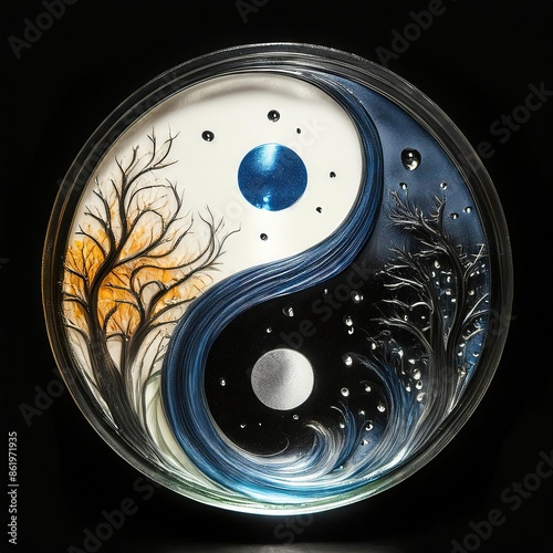 Duality of Nature Yin-Yang Artwork