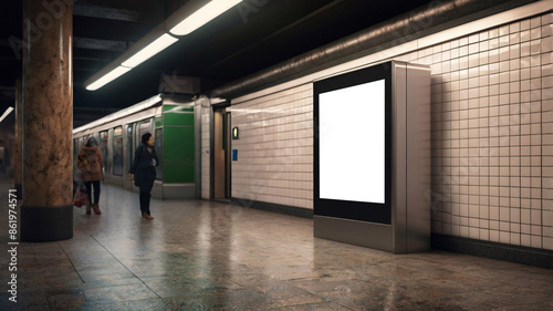 Billboard Mockups, urban and subway promotional activities 