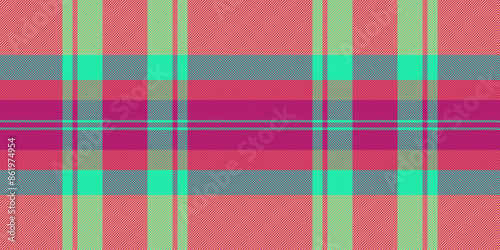 Diwali fabric pattern texture, trousers tartan seamless check. Multi textile plaid background vector in pink and orange colors.