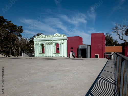 Memorial Paranista at Sao Lourenco park in Curitiba, Parana, Brazil