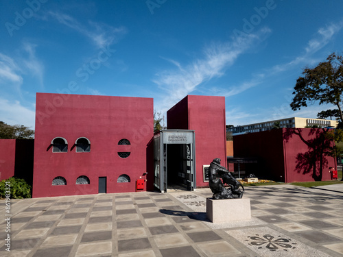 Memorial Paranista at Sao Lourenco park in Curitiba, Parana, Brazil