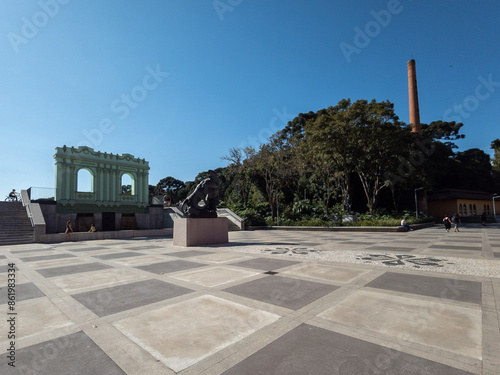 Memorial Paranista at Sao Lourenco park in Curitiba, Parana, Brazil