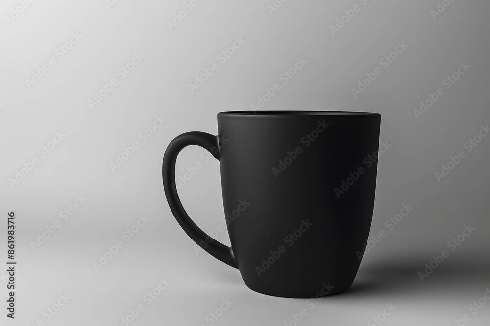 Black coffee mug mockup on white background. Blank coffee cup isolated on white. Coffee mug template for design presentation. Black coffee mug mockup on white background. Blank coffee cup isolated on white. Coffee mug template for design presentation.