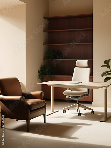 aesthetic room office