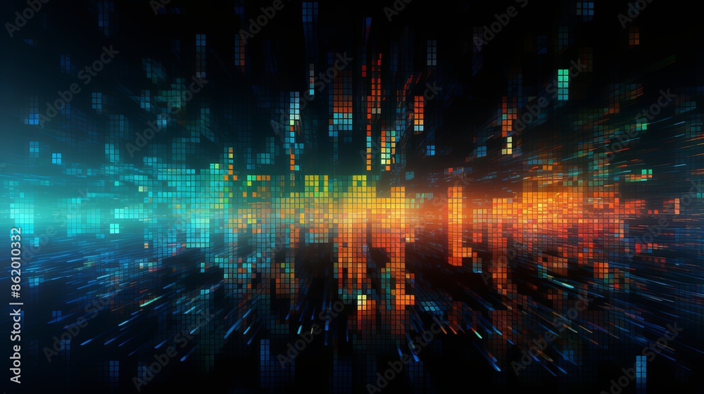 Abstract digital background Abstract digital background