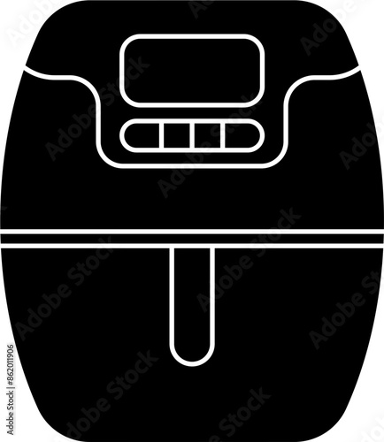 Air fryer illustration vector