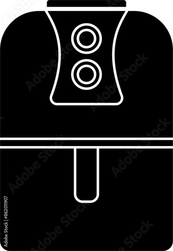 Air fryer illustration vector