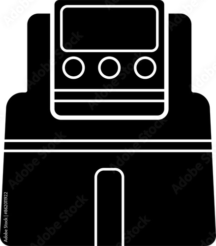 Air fryer illustration vector
