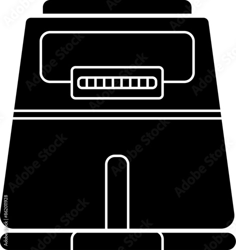 Air fryer illustration vector