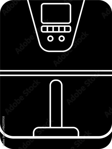 Air fryer illustration vector