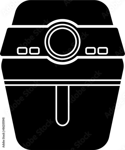Air fryer illustration vector