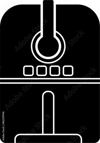 Air fryer illustration vector