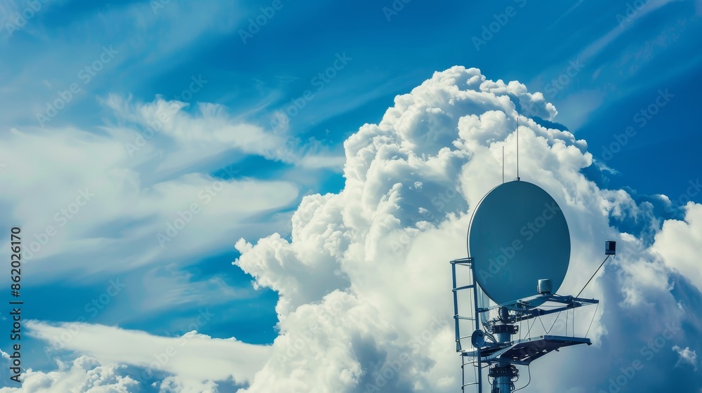 Meteorological Doppler Weather Radar Station Monitoring Weather System