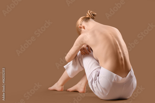 Beautiful young woman with ...