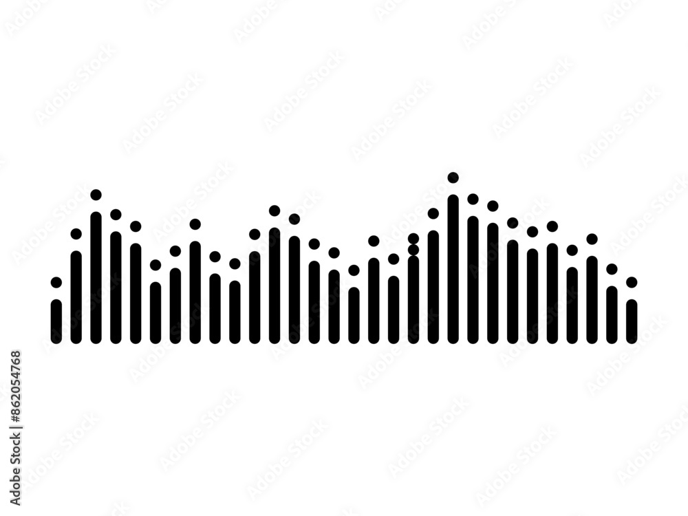 Sound Wave Vector Isolated on White. Podcasting Audio Sound Wave Abstract. Audio Sound Wave Vector. Sound Wave Vector Isolated on White. Podcasting Audio Sound Wave Abstract. Audio Sound Wave Vector.
