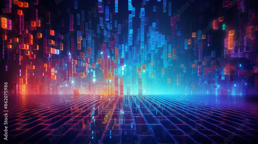 Abstract digital background Abstract digital background