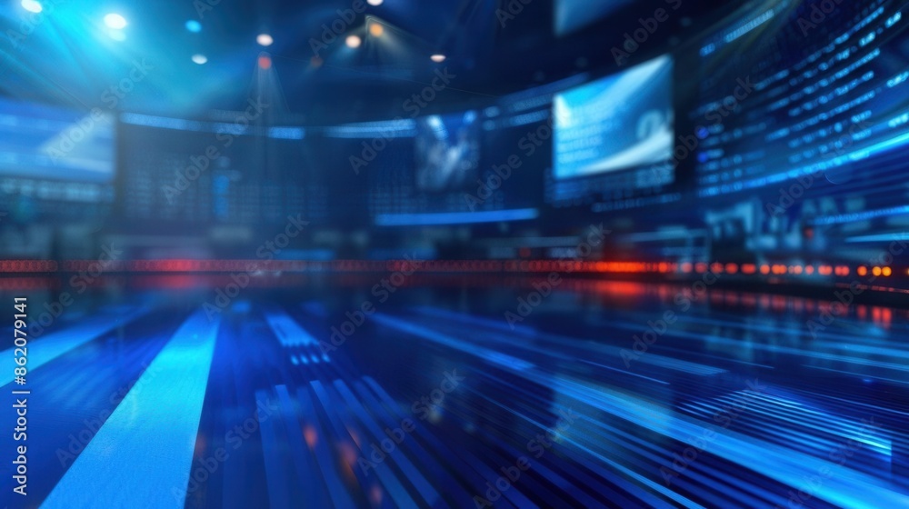 Professional News Anchor Reporting Live. Trustworthy news reporting concept Professional News Anchor Reporting Live. Trustworthy news reporting concept