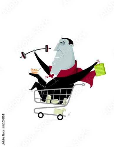 vampire shopping 24 hours/ vampiro compras 24 horas