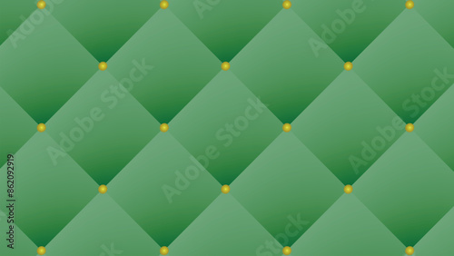 green leather upholstery