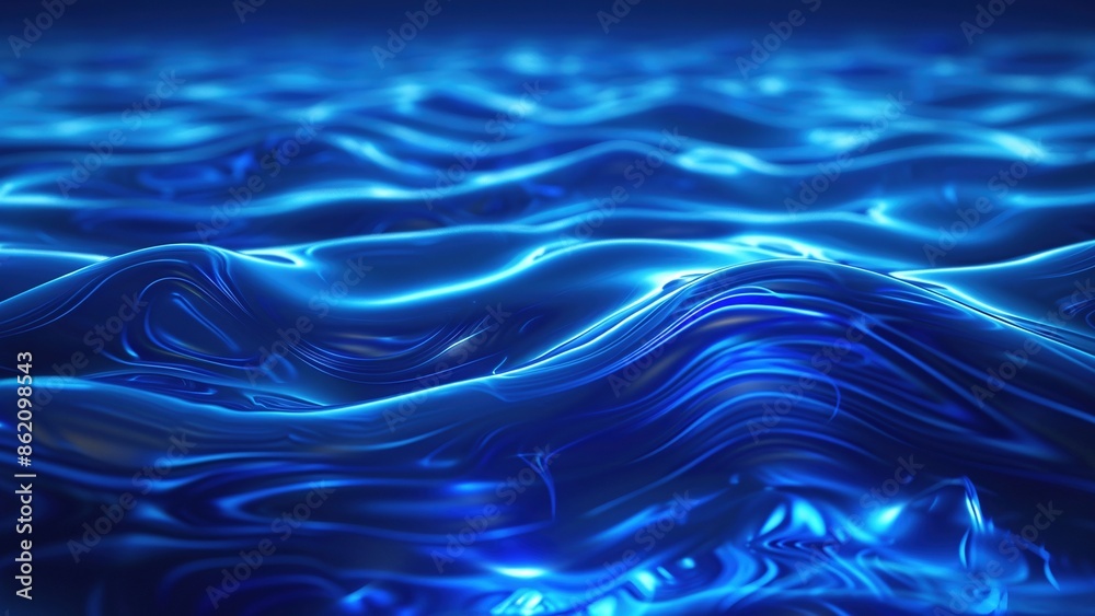 Blue Abstract Water Wave Background Blue Abstract Water Wave Background