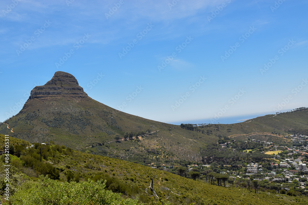 View of Lion’s Head Mountain in Cape Town, South Africa 1 View of Lion’s Head Mountain in Cape Town, South Africa 1