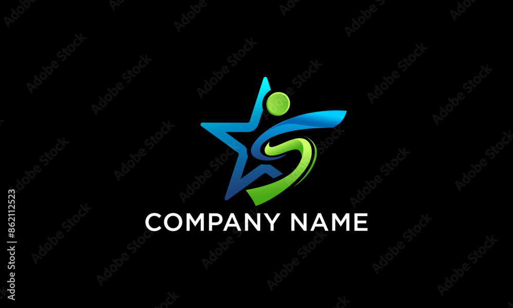 Obraz premium 5 star logo design free