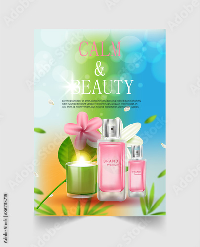 Health and spa template design for women to look beautiful