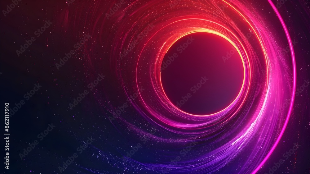Mesmerizing Neon Circle Rays in Dark Energetic Electric Concept Design for Wallpaper or Banner Mesmerizing Neon Circle Rays in Dark Energetic Electric Concept Design for Wallpaper or Banner