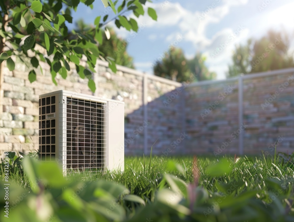 Air Conditioner in Garden Air Conditioner in Garden